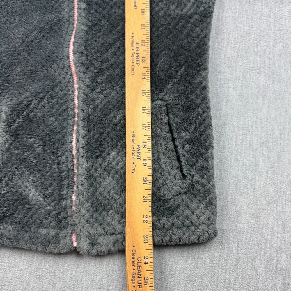 Columbia Jacket Girls Large 14-16 Gray Sherpa Fleece Full‎ Zip Fire Side Kids